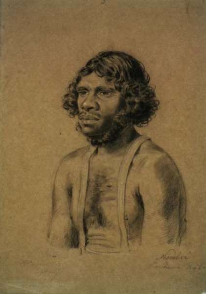 Nambre, from the Shoalhaven tribe, 1834 by Romanticism