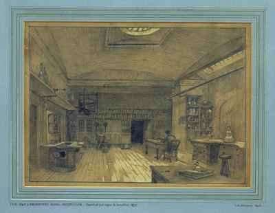 Royal Institution Laboratory by Romanticism