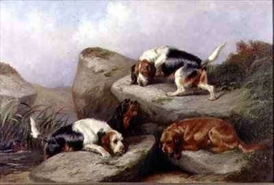 Otterhounds by Romanticism