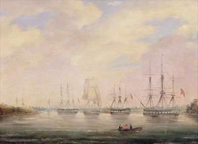 View of Port Adelaide South Australia by Romanticism