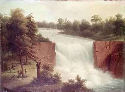 View of the Genesee Falls by Romanticism