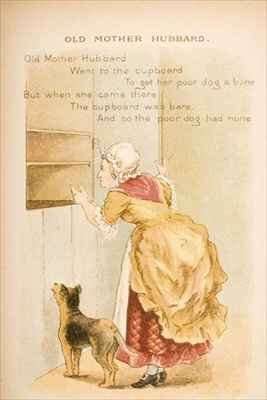 Old Mother Hubbard from Old Mother Gooses Rhymes and Tales by Romanticism
