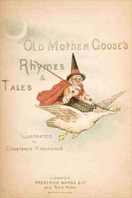 Titlepage of Old Mother Gooses Rhymes and Tales by Romanticism