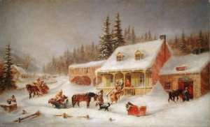 The Blacksmiths Shop by Romanticism