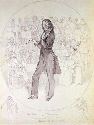 Niccolo Paganini 1784-1840 by Romanticism