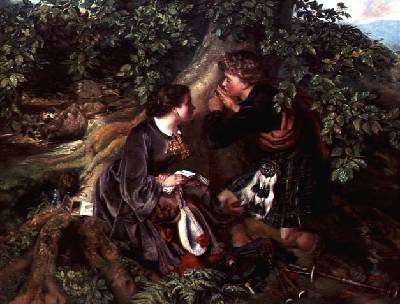 Scottish Lovers 1863 by Romanticism
