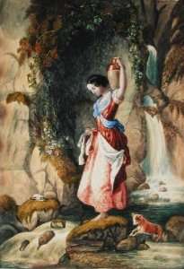 The Waterfall by Romanticism
