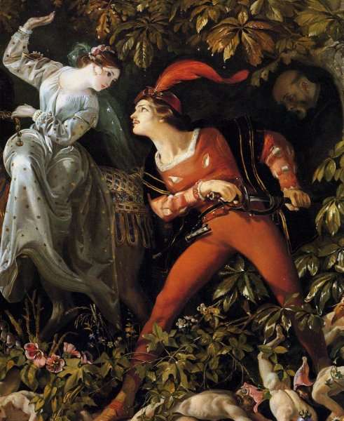 A Scene from "Undine" (detail) 1843 by Romanticism