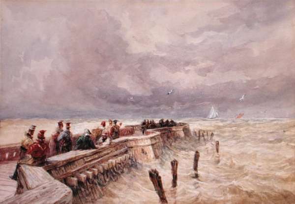 Calais Pier 2 by Romanticism