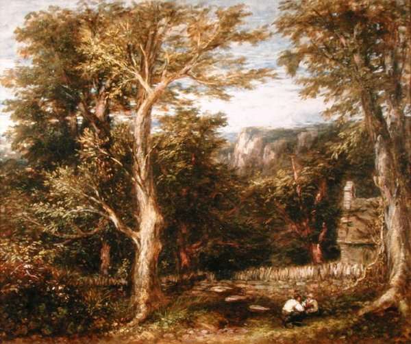Bettws-y-Coed Church, North Wales by Romanticism