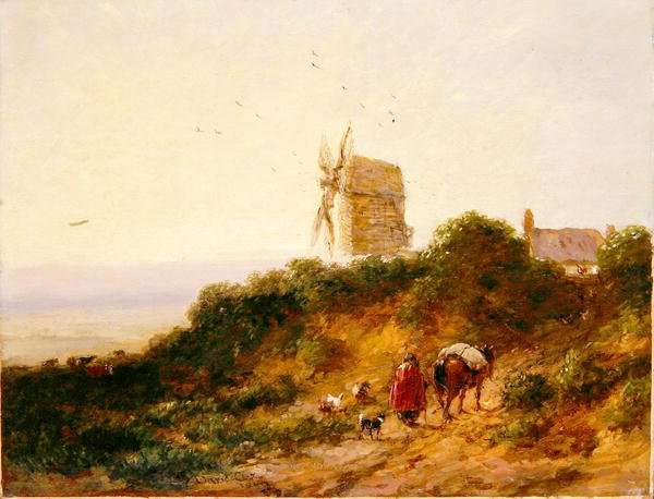 The Road to the Mill, 1849 by Romanticism