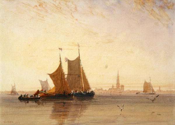 Antwerp, Morning, 1832 by Romanticism