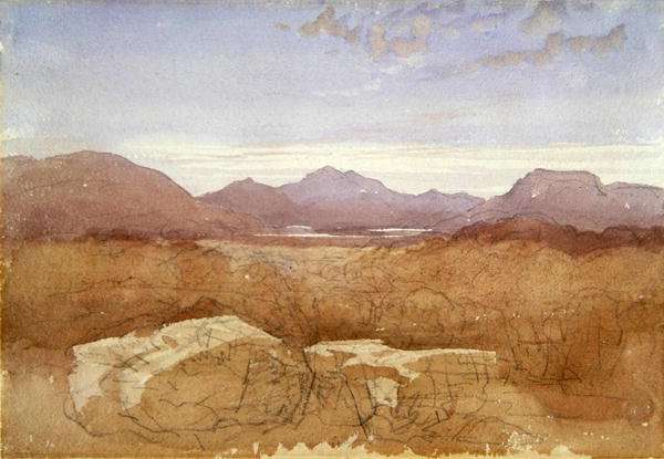 A Mountainous View, North Wales, c.1818 by Romanticism