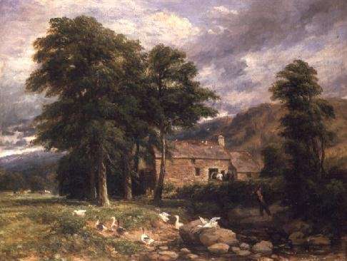 The Old Mill at Bettws-y-Coed by Romanticism