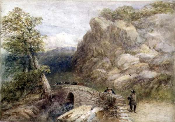 View in North Wales, 1858 by Romanticism