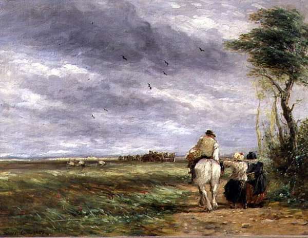 Going to the Hayfield, 1852 by Romanticism