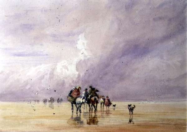 Crossing Lancaster Sands by Romanticism