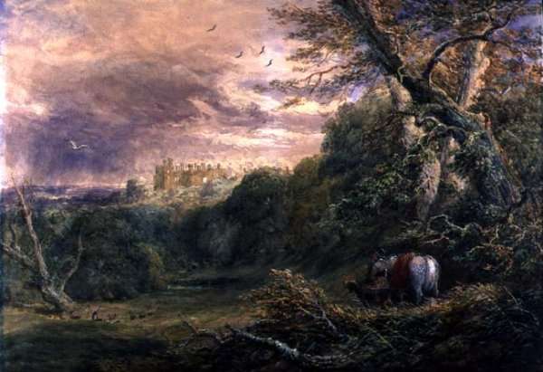 Powys Park, Montgomeryshire, c.1837 by Romanticism
