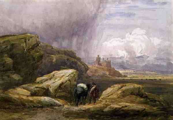 Harlech Castle, 1836 by Romanticism