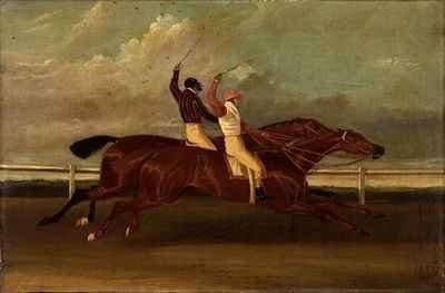 Actaeon beating Memnon in the Great Subscription Purse at York by Romanticism