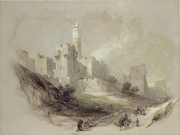 Jerusalem and the Tower of David by Romanticism