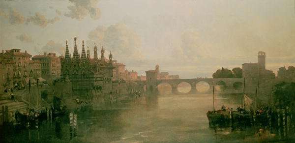 View of Pisa, c. 1859 by Romanticism