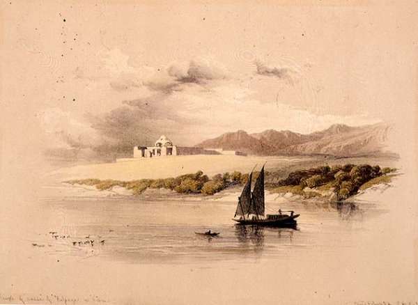 Temple of Amdda of Halsaya in Nubia, from Egypt and Nubia, Vol.1 by Romanticism