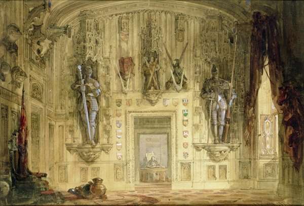 Abbotsford, the Hall, 1834 by Romanticism