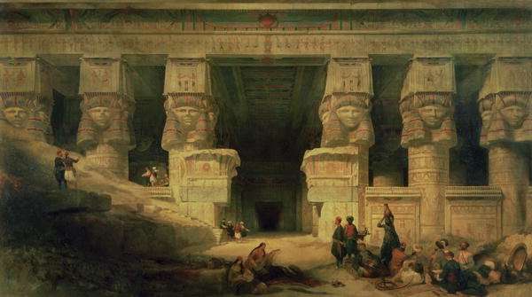 The Temple of Dendera, Upper Egypt, 1841 by Romanticism