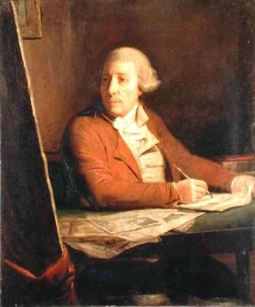 Portrait of Francesco Bartolozzi 1727-1815 by Romanticism