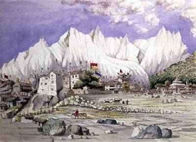 Town of Keelung May 1855 by Romanticism