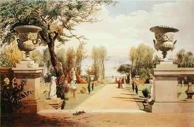 View in the Gardens, Westfield House, Isle of Wight by Romanticism