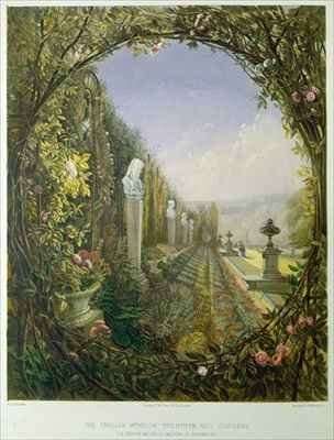 The Trellis Window, Trentham Hall Gardens by Romanticism