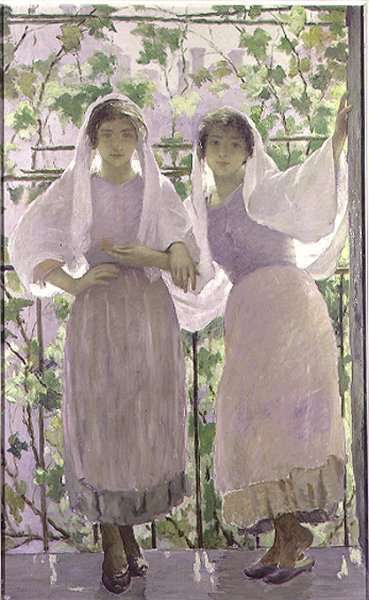 Sisterly Affection by Romanticism