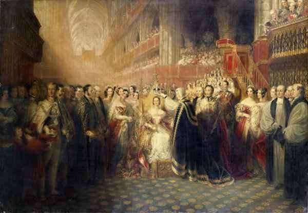 The Coronation of Queen Victoria, 1838 by Romanticism
