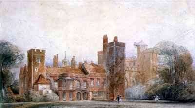 Old North Front, Lambeth Palace by Romanticism
