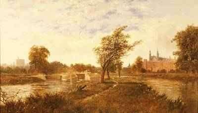 Eton from the Thames by Romanticism