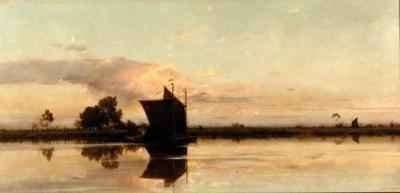 Evening on the Yare by Romanticism