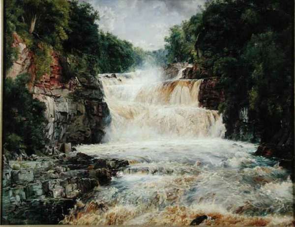 Swallow Falls Bettws y Coed North Wales by Romanticism