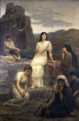 Jephthahs Vow In the Wilderness 1885 by Romanticism
