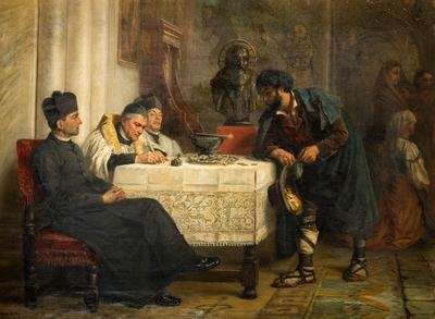 Peters Pence 1867 by Romanticism