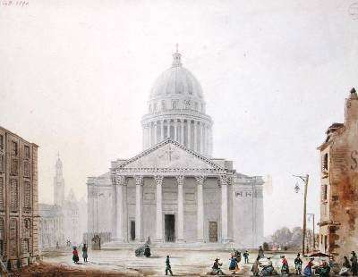 The Pantheon 1820 by Romanticism