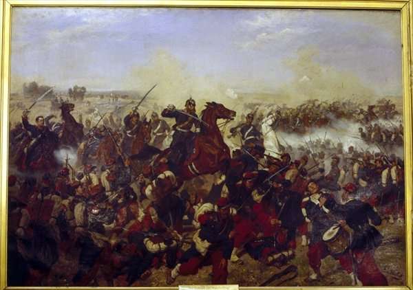 The Battle of Mars de la Tour on the 16th August 1870 by Romanticism