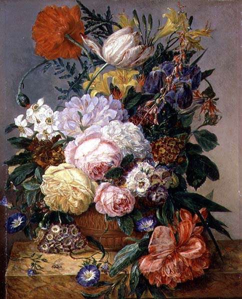 Flowers, c.1840s by Romanticism