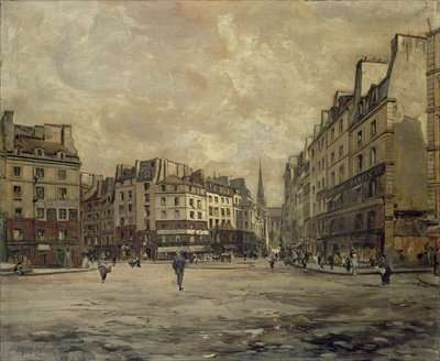 Place Maubert Paris by Romanticism