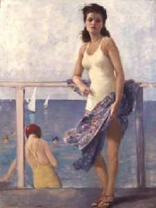 The Bather by Romanticism