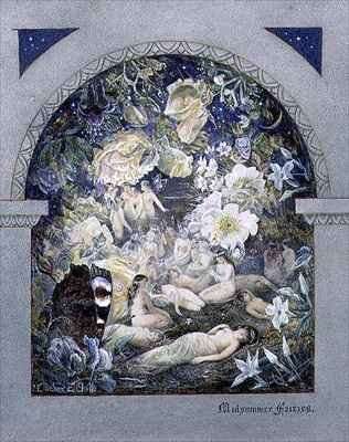Midsummer Fairies by Romanticism