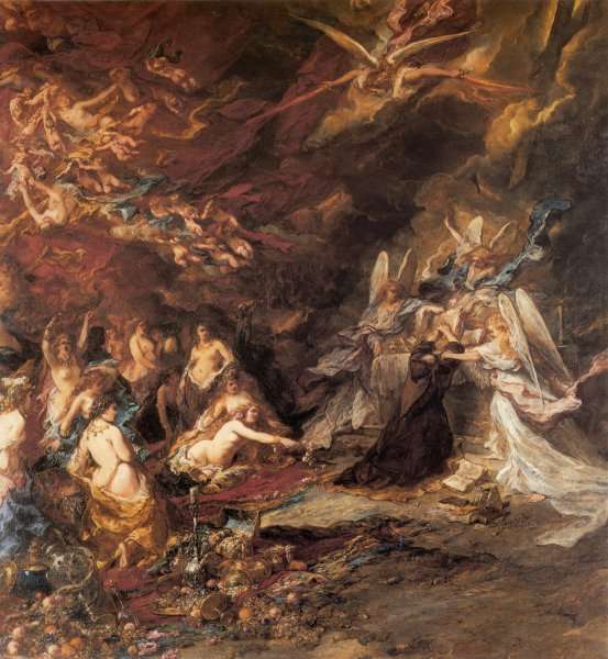 The Temptation of St. Anthony  1869 by Romanticism
