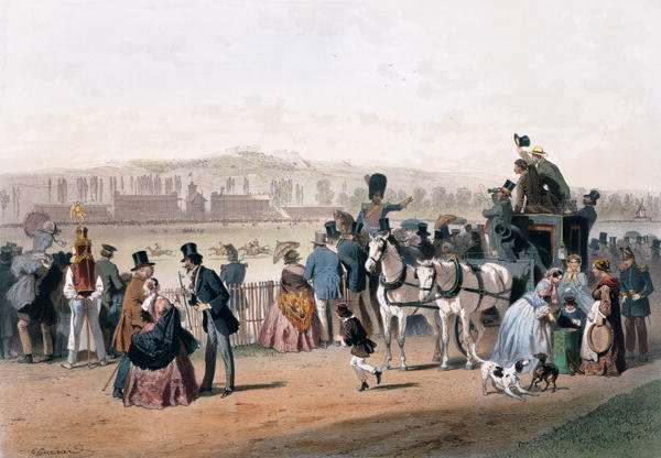 Racecourse at the Bois de Boulogne by Romanticism