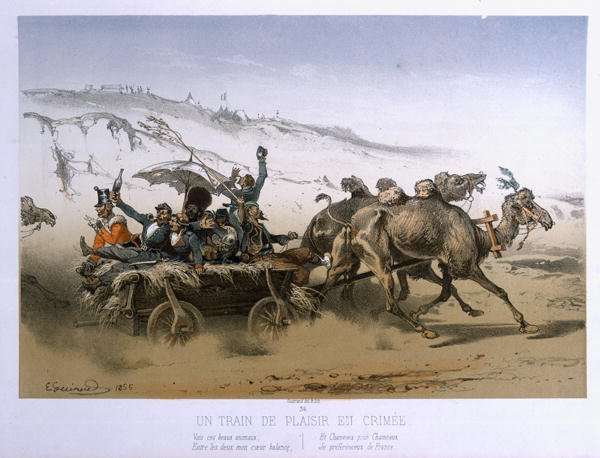 A Pleasure Wagon in the Crimea by Romanticism
